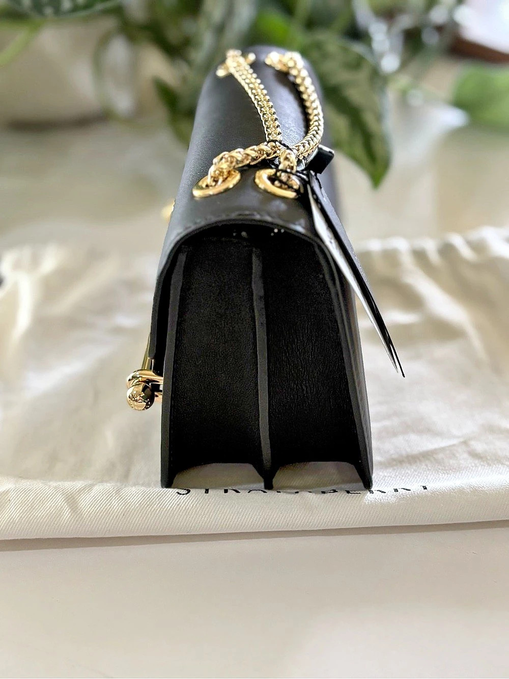 Strathberry East/West Mini Black Shoulder Bag NWT - Picture 6 of 9